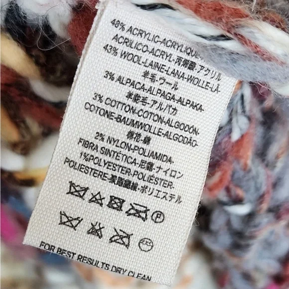 Free People Multicolor Maxi Knit Poncho - Picture 4 of 11